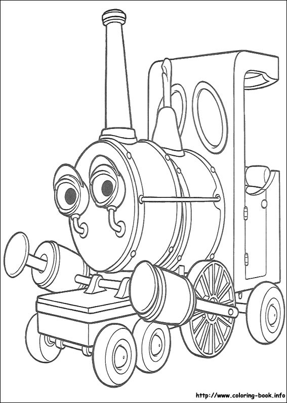 The Magic Roundabout coloring picture